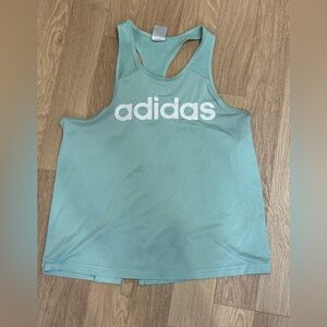 Adidas XL Women's Mint Green Performance Tank Top